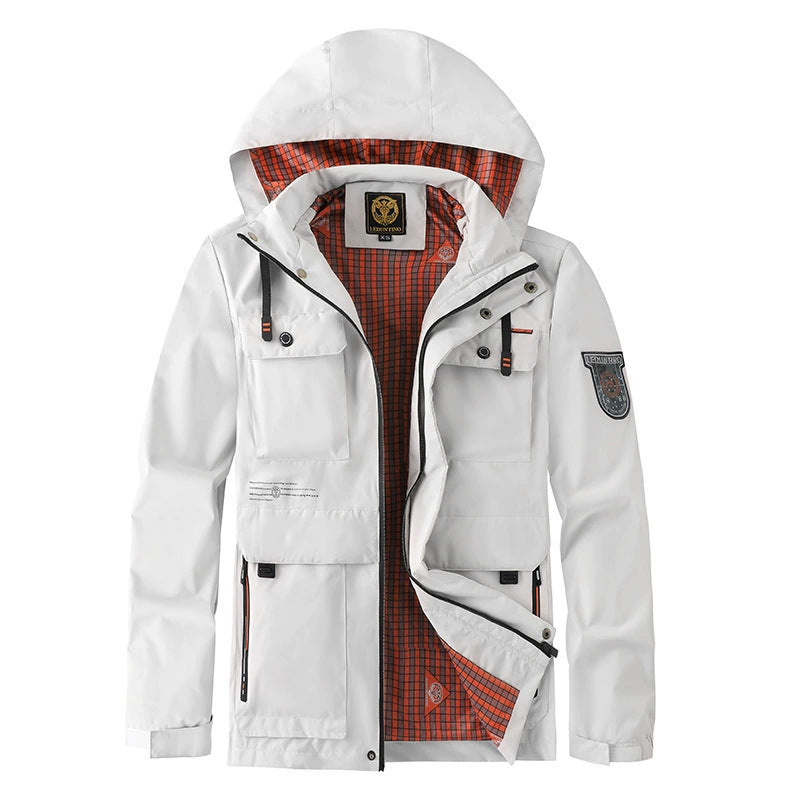 Men's multifunctional waterproof parka jacket Lisslune