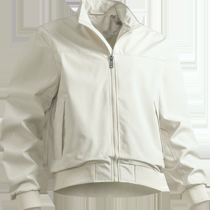 Men's casual transitional jacket with elastic cuffs and practical pockets Lisslune