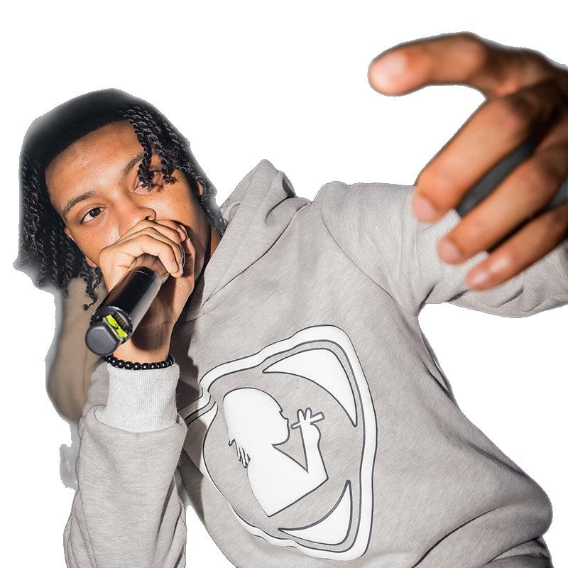 Men's hoodie with reflective logo Lisslune