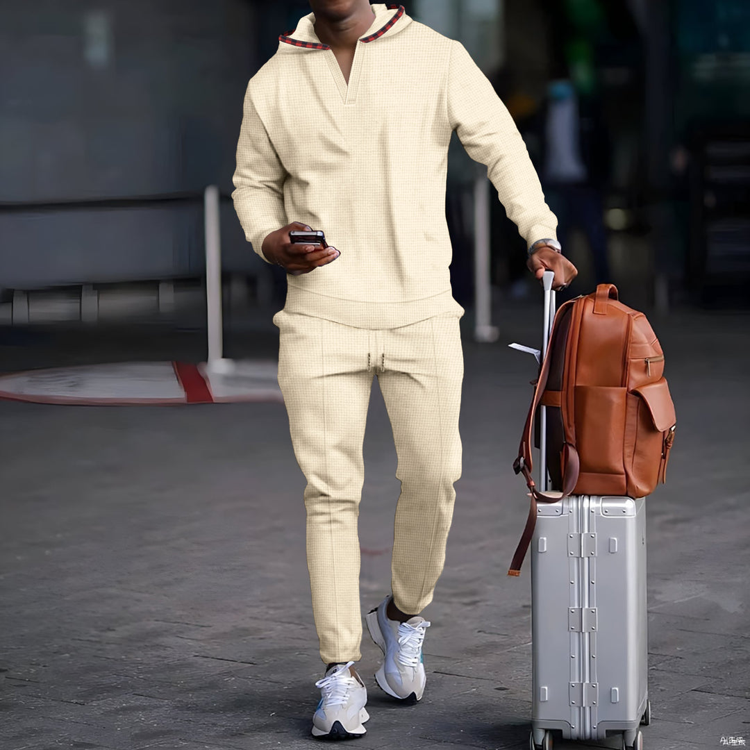 Men's sporty hoodie set with breathable and ergonomic cut Lisslune