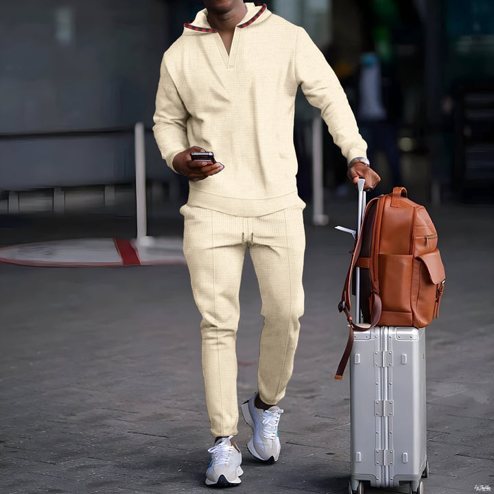 Men's sporty hoodie set with breathable and ergonomic cut Lisslune