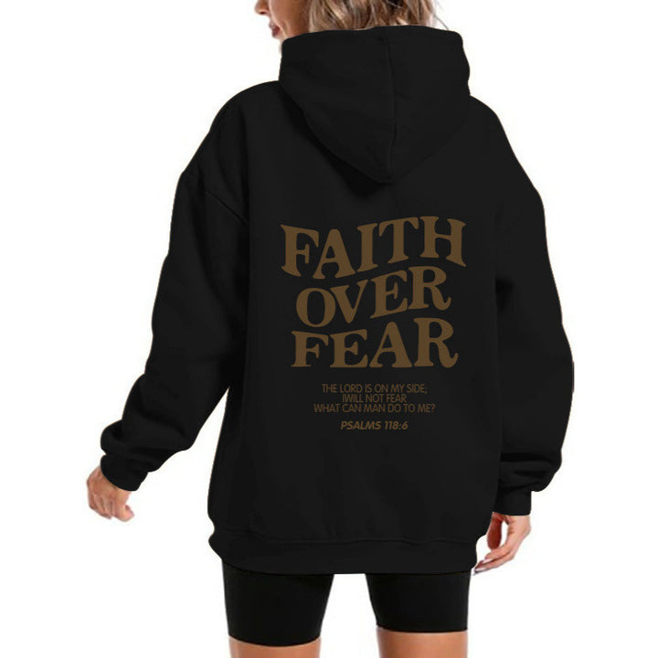 Women's hoodie with motivational lettering and comfortable fit Lisslune