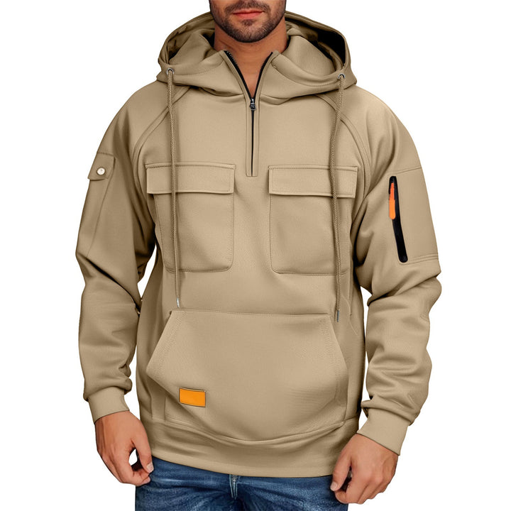 Men's hoodie with practical pockets and sporty design Lisslune