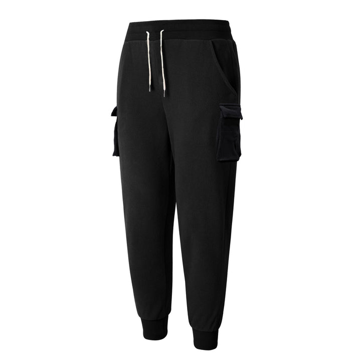 Men's Compression Jogging Pants with Side Pockets and Elastic Waistband Lisslune