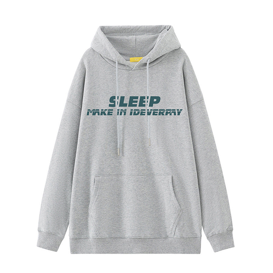 Women's hoodie with casual lettering and comfortable fit Lisslune