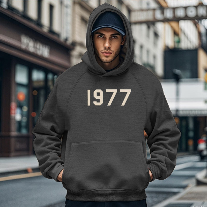 Men's Cozy Hoodie with Unique Design and Practical Pockets Lisslune