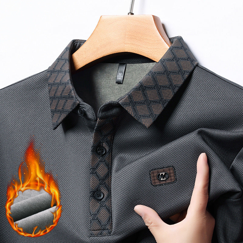 Men's geometric polo shirt Lisslune