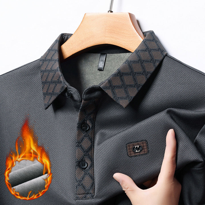 Men's geometric polo shirt Lisslune