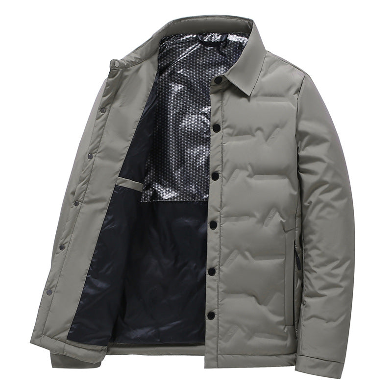 Men's insulated quilted jacket Lisslune