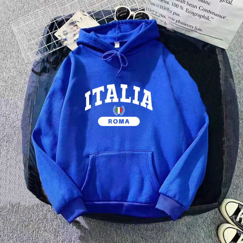 Ladies hoodie with Italy print Lisslune