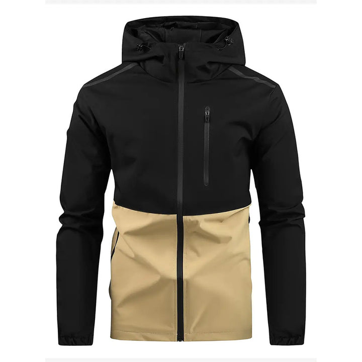 Men's multifunctional transitional jacket with hidden hood Lisslune
