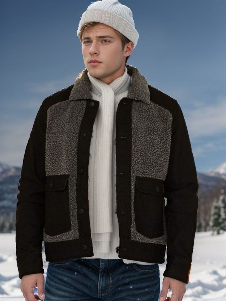 Men's slightly oversized jacket with soft lining and practical pockets Lisslune