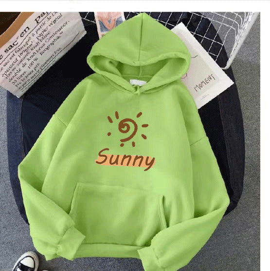 Women's Hoodie with Sunny Graphic Lisslune