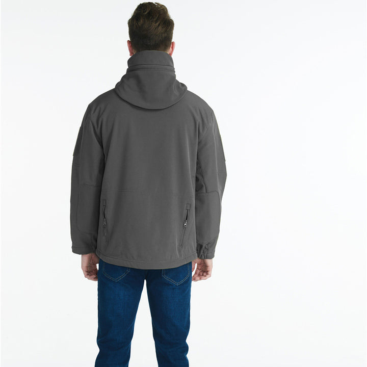 Men's tactical jacket with versatile zippered pockets and breathable material Lisslune