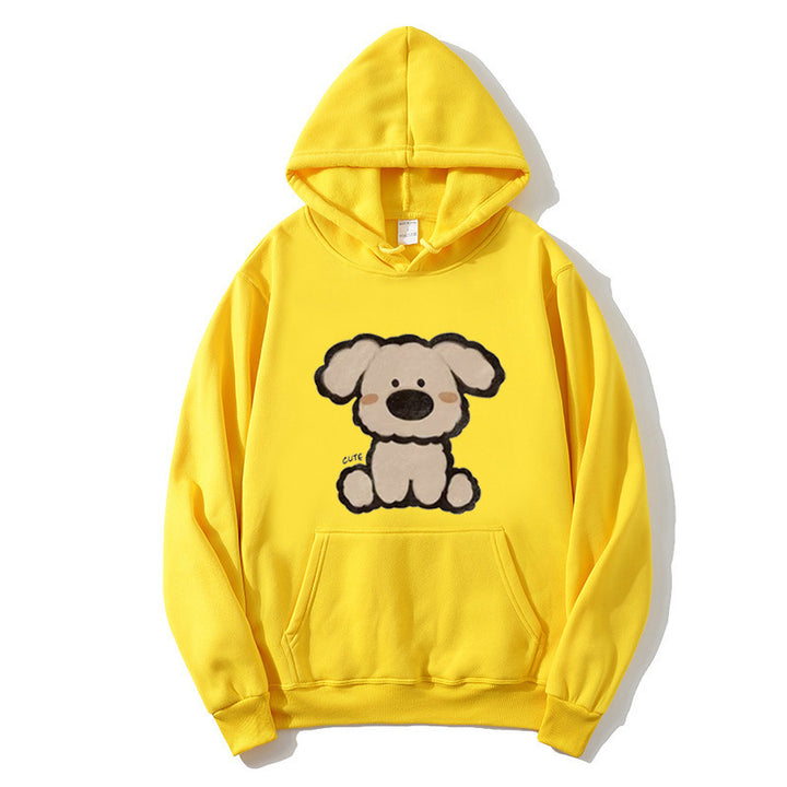 Women’s hooded sweatshirt with cute dog design Lisslune