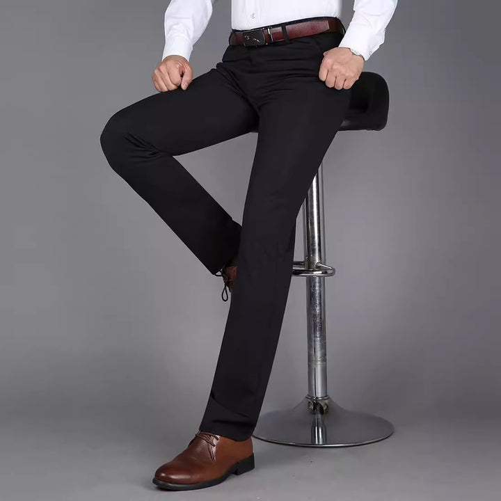 Men's High Quality Fabric Trousers in Elegant Cut Lisslune