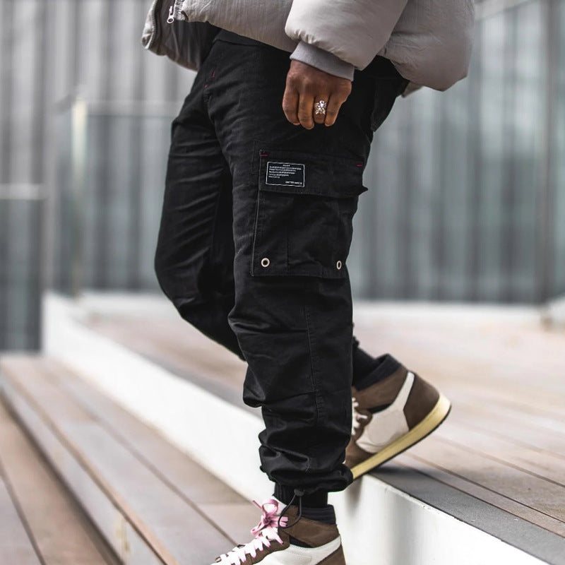 Men's Cargo Pants with practical side pockets and adjustable drawstring Lisslune