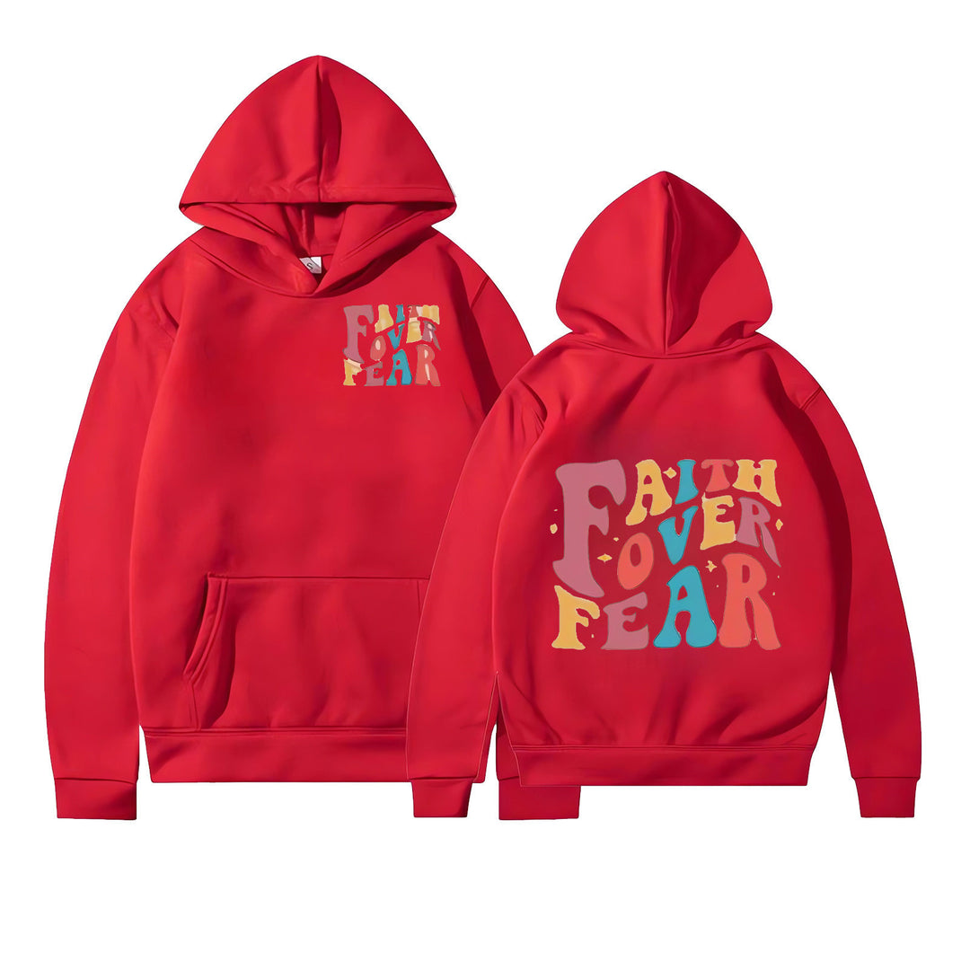 Women's Hoodie with Motivational Graphic Details Lisslune