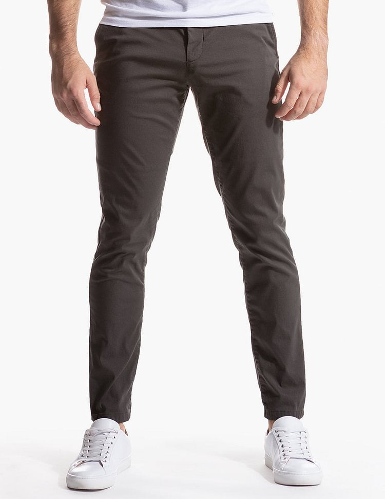 Men's elastic chino pants with fashionable cut Lisslune