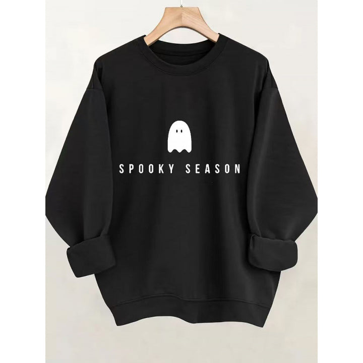 Women's sweatshirt with casual spooky design and soft inner fleece Lisslune