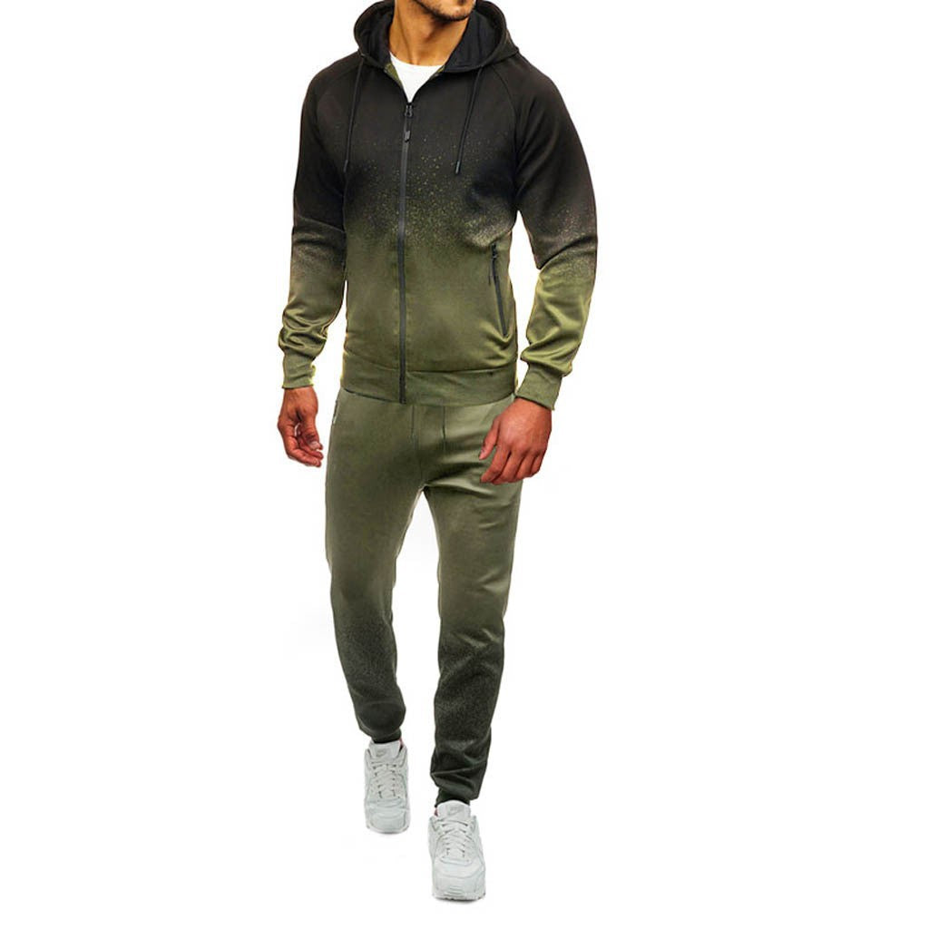 Men's tracksuit with modern gradient and comfortable material Lisslune