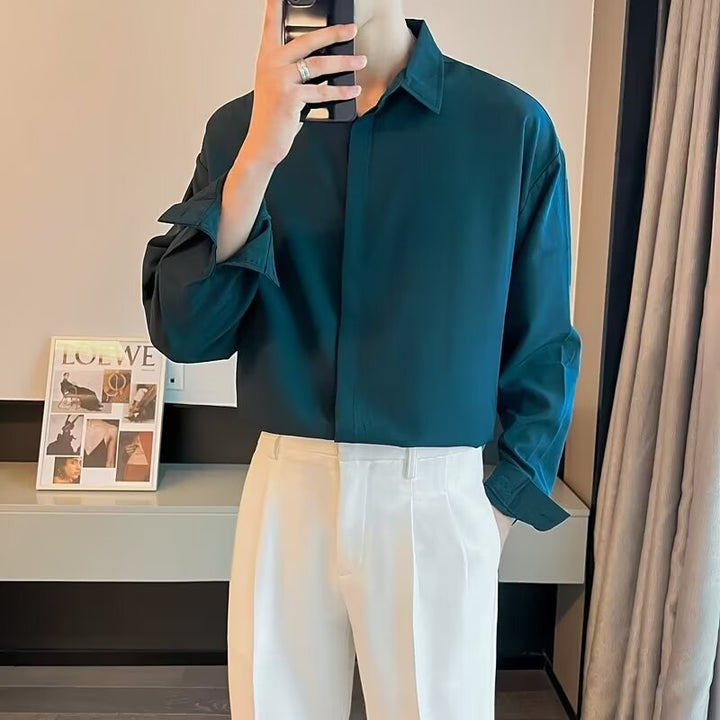 Men's Elegant and Casual Shirt Blouse Lisslune