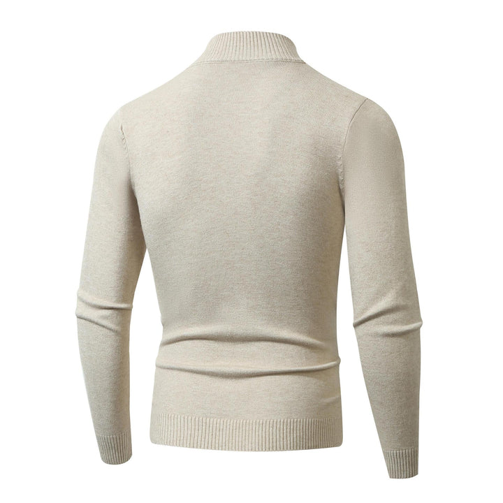 Men's elegant V-neck sweater made of high-quality fine knit Lisslune