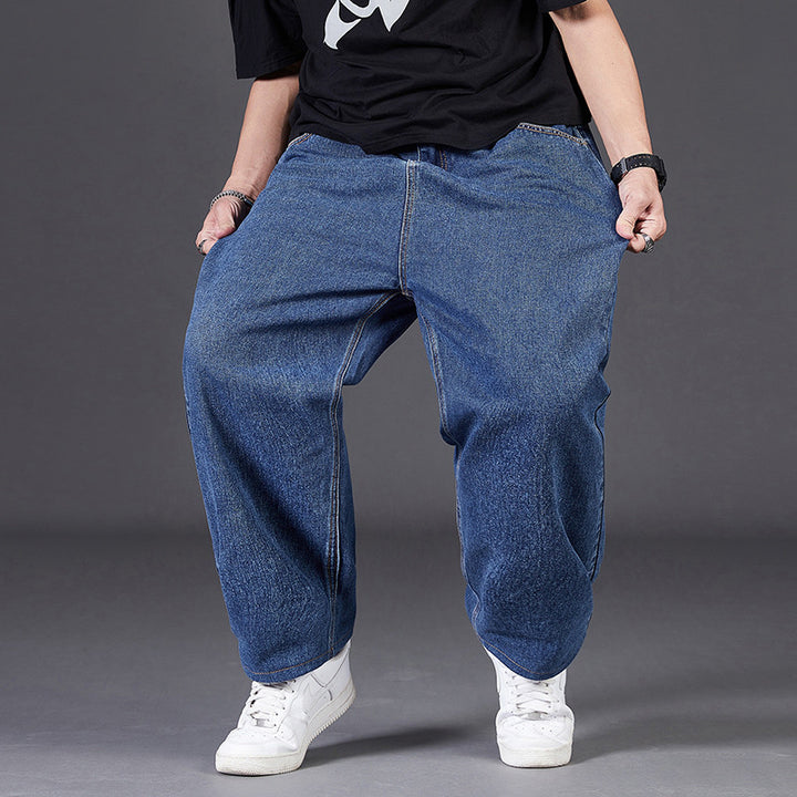 Men's casual wide-cut jeans Lisslune