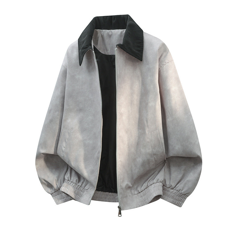 Men's transitional jacket with modern cut and functional pockets Lisslune