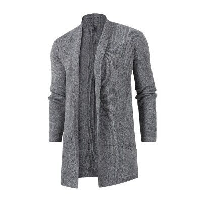 Men's cardigan with open cut and practical pockets Lisslune
