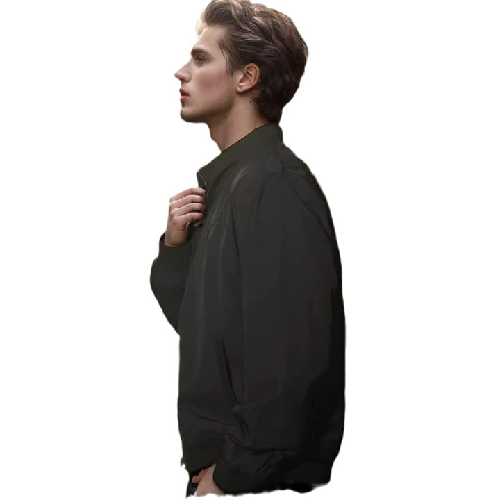 Men's lightweight transitional jacket with high collar and side pockets Lisslune