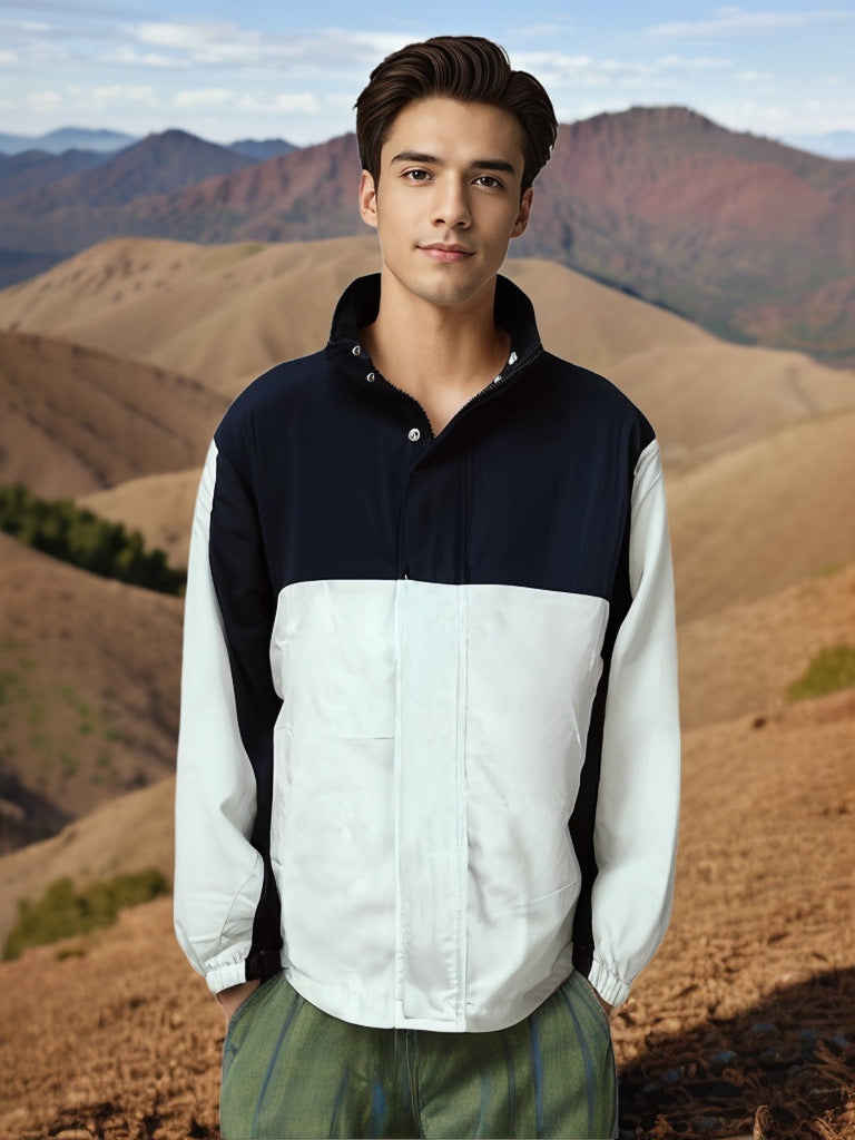Men's lightweight hybrid jacket with practical pockets and sporty design Lisslune