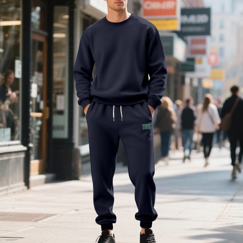 Men's comfortable sweat suit with elastic waistband and practical pockets Lisslune
