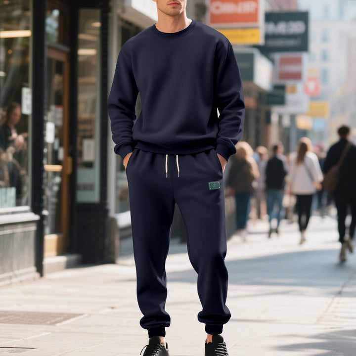 Men's comfortable sweat suit with elastic waistband and practical pockets Lisslune