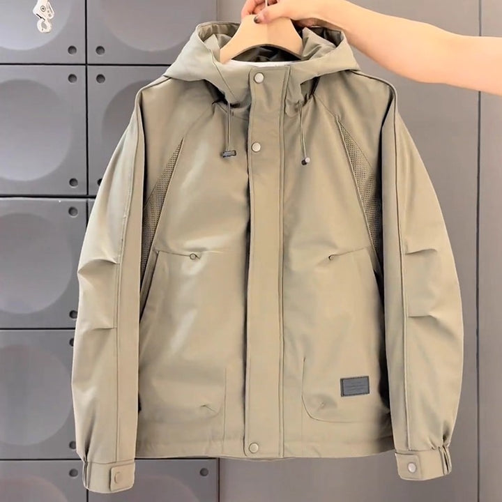 Men's Urban Outdoor Jacket with Practical Hood Design Lisslune