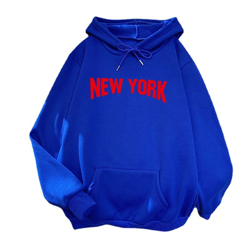 Women's hoodie with stylish New York design Lisslune