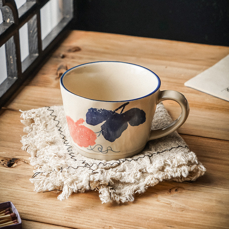 Lisslune | Hand-painted flower mug