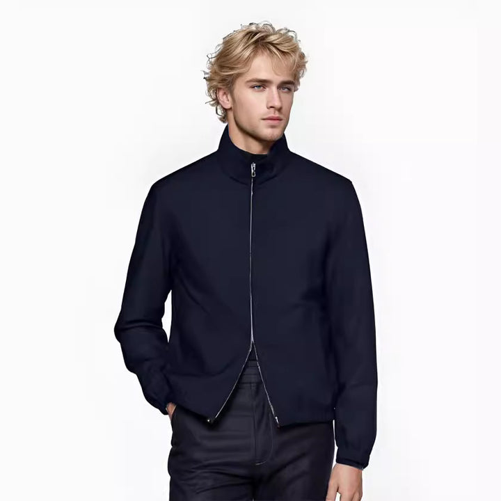 Men's lightweight transition jacket with high collar Lisslune