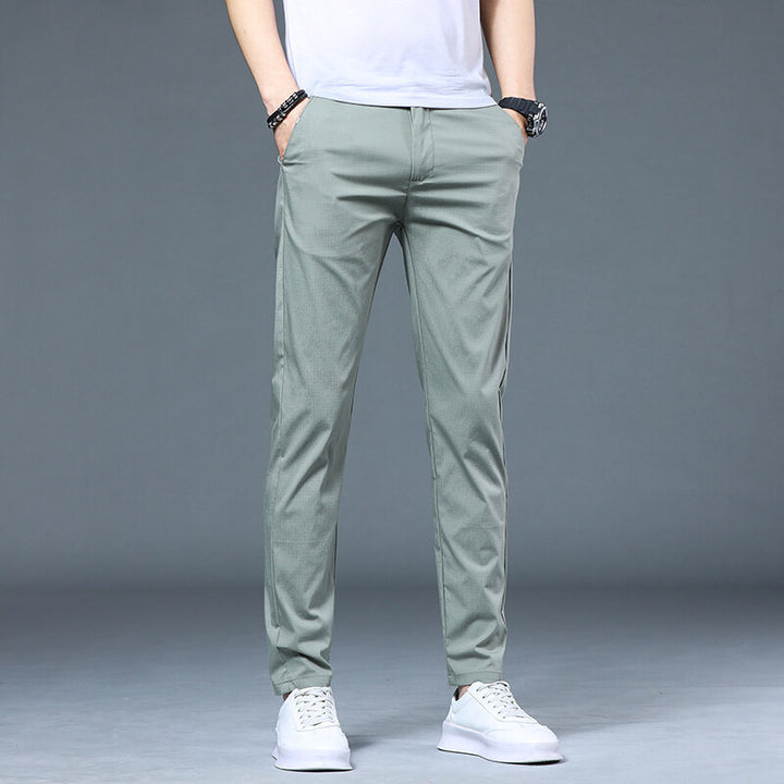 Men's airy leisure pants in modern slim-fit design Lisslune
