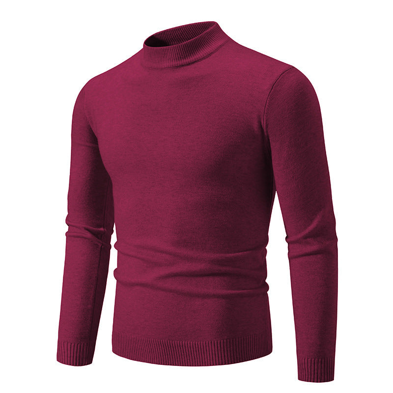 Men's trendy turtleneck sweater made of fine knit quality Lisslune