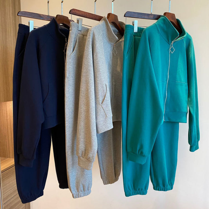 Women's Casual Leisure Set with Relaxed Cut and Practical Pockets Lisslune