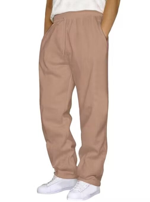 Women's comfortable sweatpants with side pockets and elastic waistband Lisslune