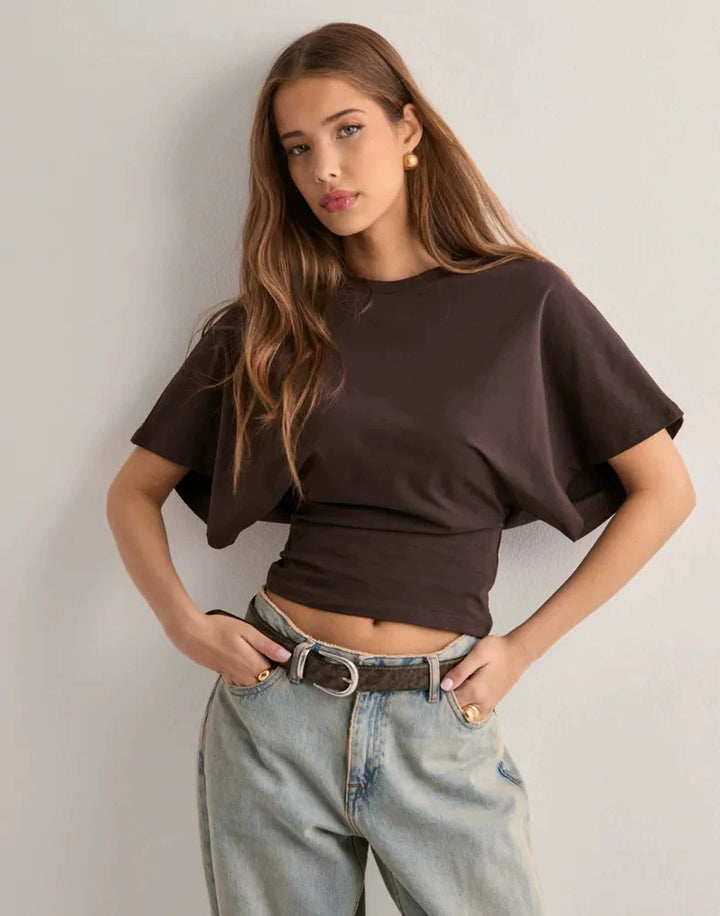 Damen Bequemes Oversized T-Shirt mit modernem Schnitt Lisslune