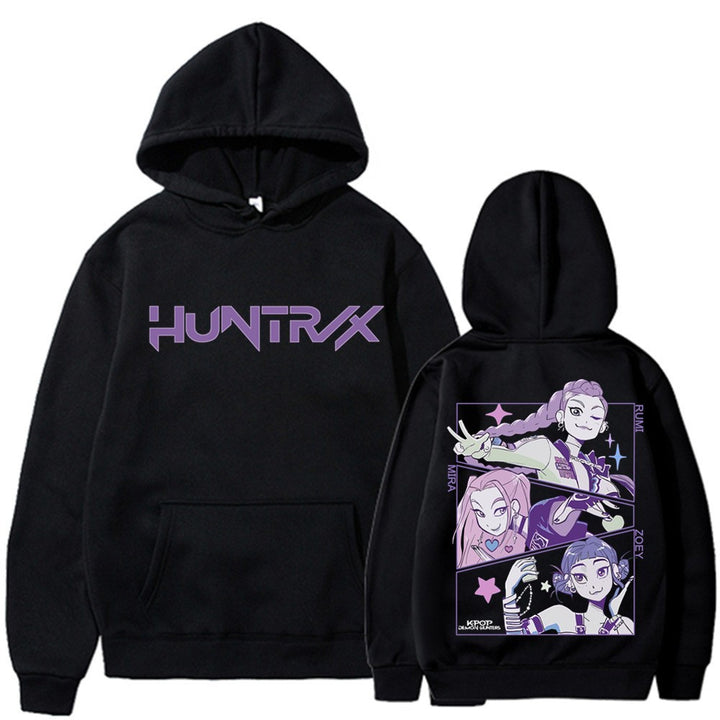 Women's hoodie with artistic anime print Lisslune