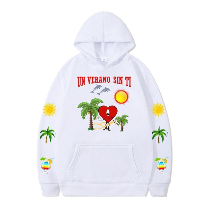 Women's hoodie with vibrant summer motif and comfortable fit Lisslune