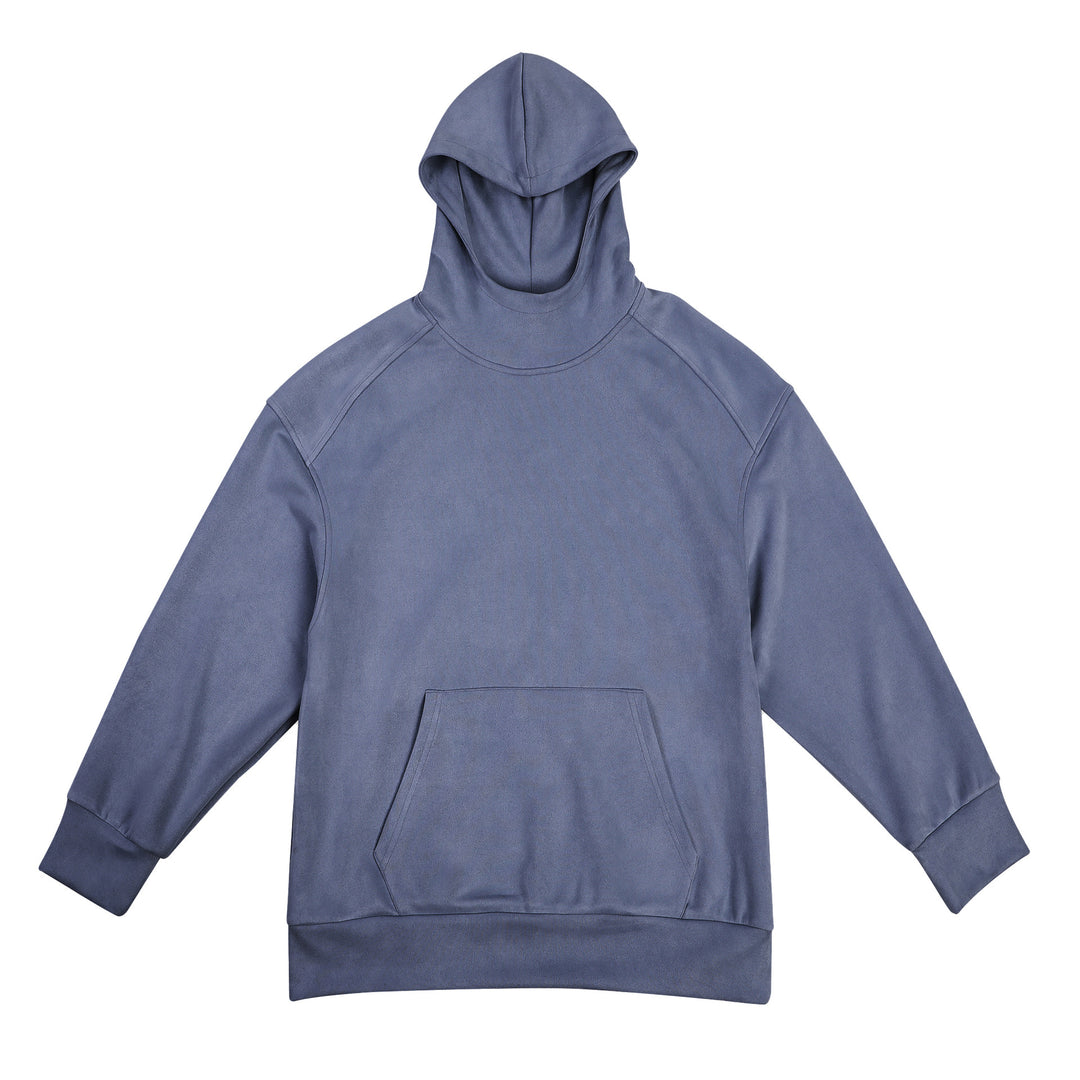 Men's casual hoodie with high collar and practical kangaroo pocket Lisslune