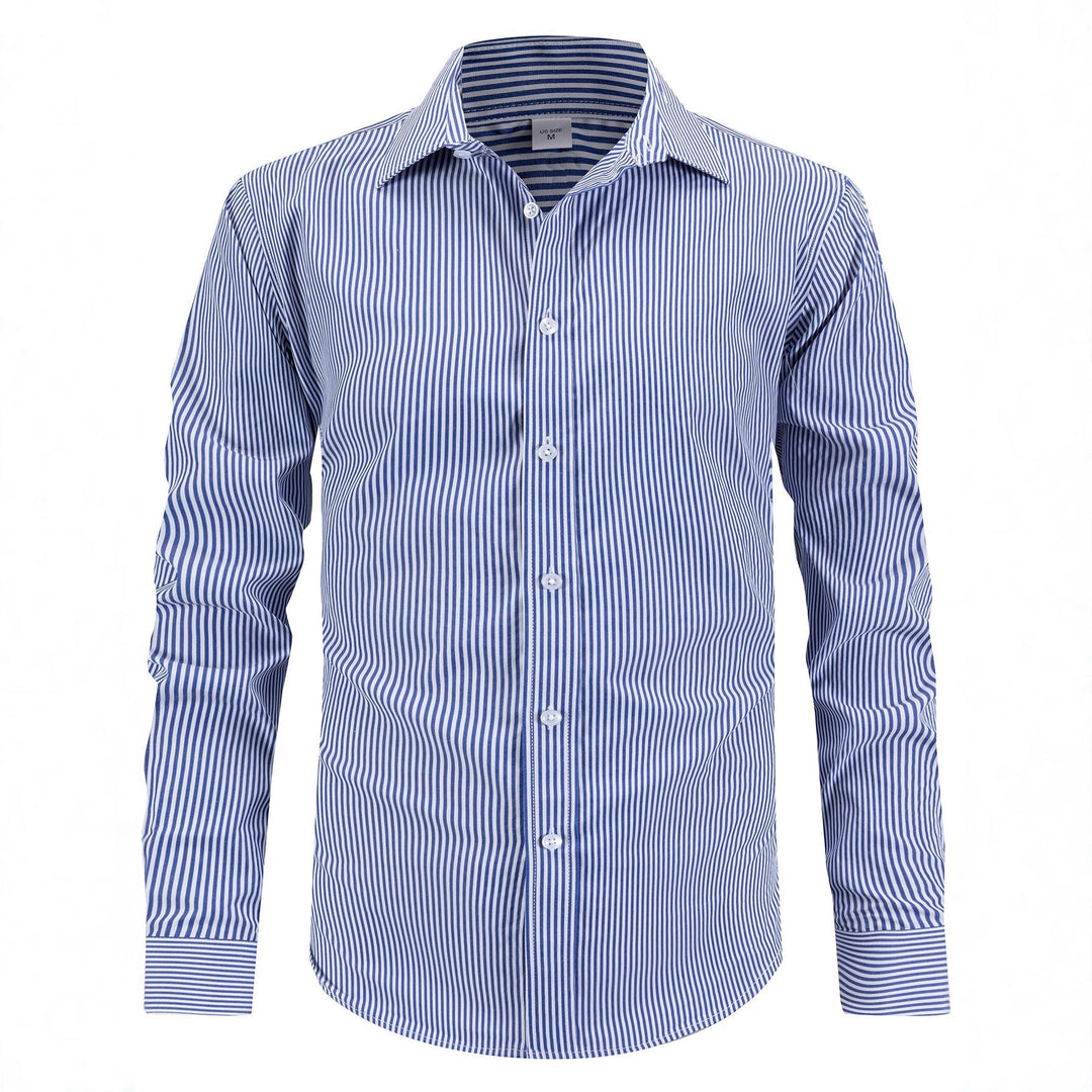 Men's striped long sleeve shirt Lisslune