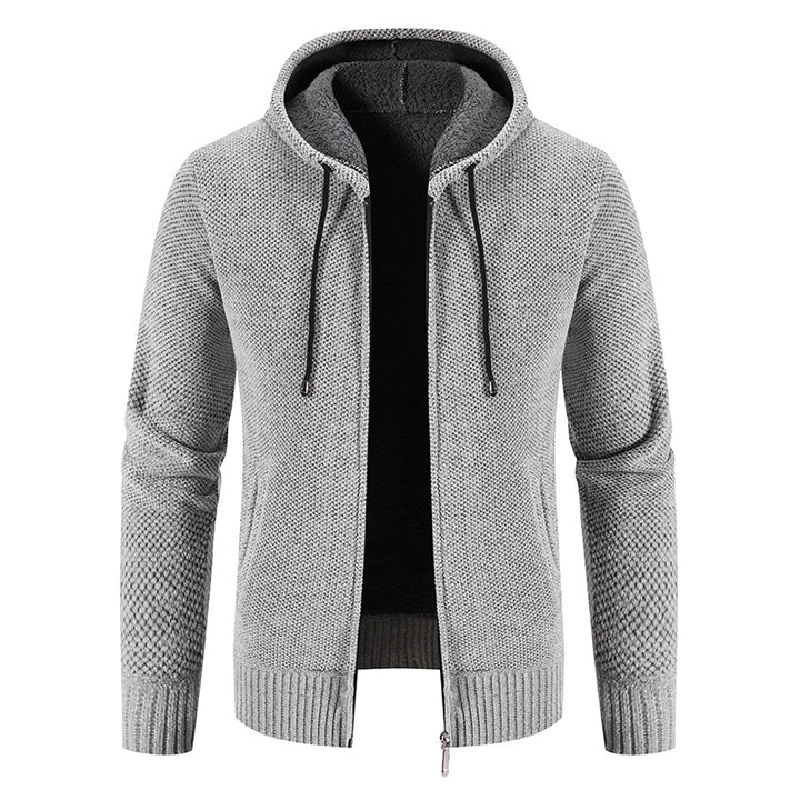 Men's hooded jacket with soft lining and innovative design Lisslune