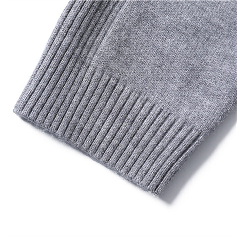 Men's Stylish Turtleneck Sweater Made Of Soft Knit Material Lisslune
