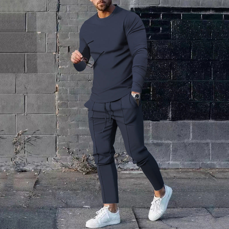 Men's sporty sweatshirt and jogger set Lisslune